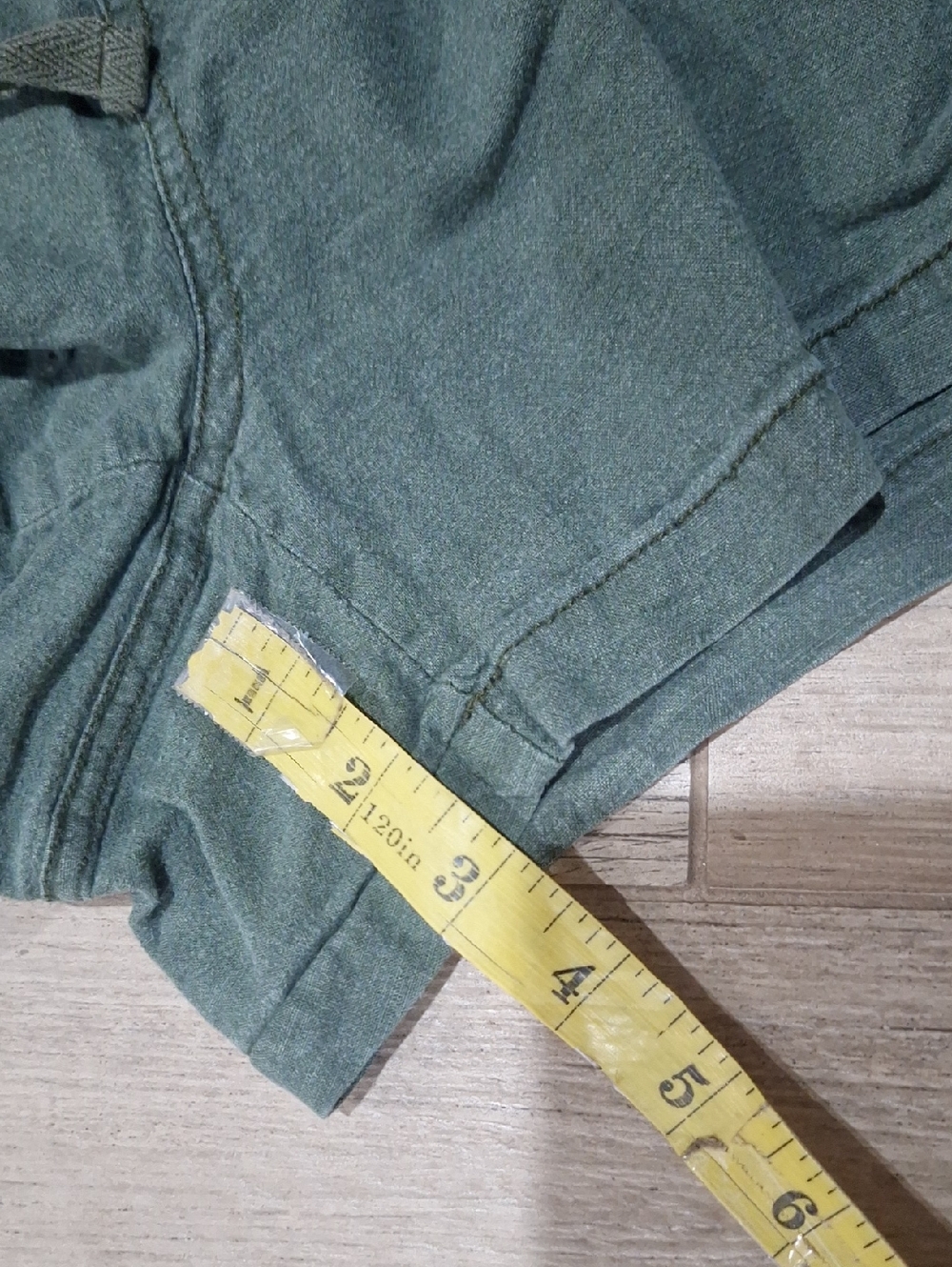 #1642 Torrid Linen Blend Olive Green Women's Casual Shorts Sz 2 ( 18/2X) - Picture 10 of 10